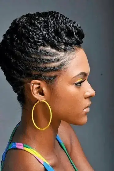 20 Stunning Braided Updo Hairstyles For Black Women In 2022 - African Vibes