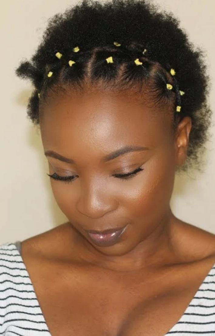 40 Easy Rubber Band Hairstyles on Natural Hair To Try in 2024 - Coils and  Glory | Consejos para el cabello, Peinados, Peinados afro cortos
