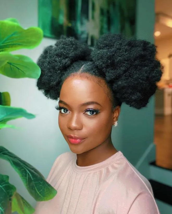 The Sims Resource - Double Puff Protective Hairstyle