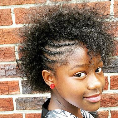 short hairstyles for kids with curly hair