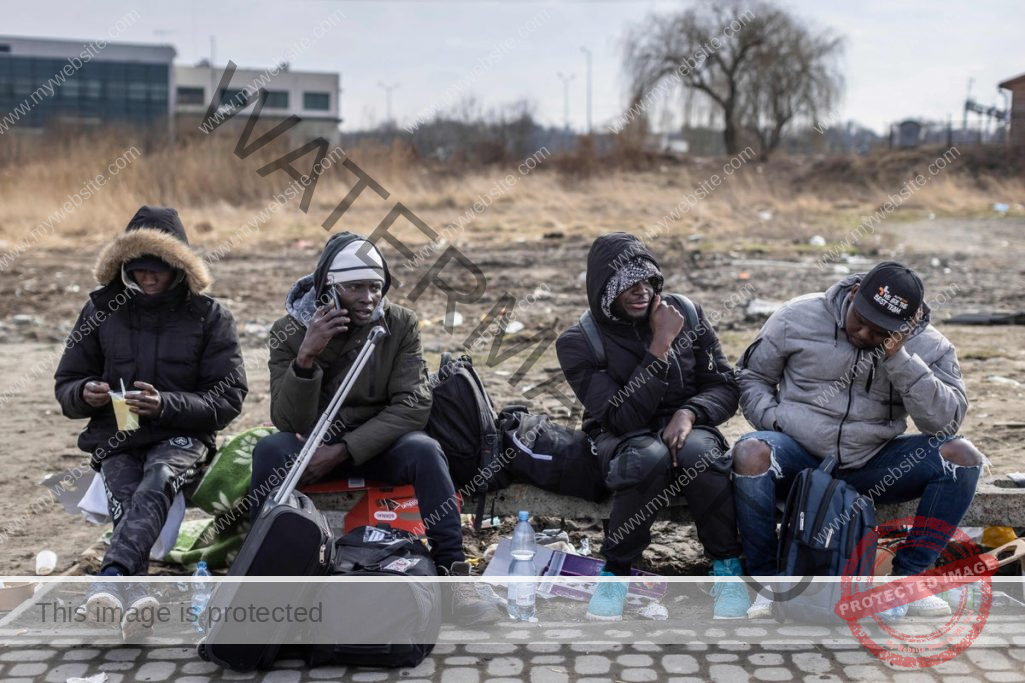 African residents stranded in Ukraine (Photo credit: The Independent)